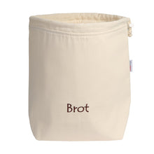 Laden Sie das Bild in den Galerie-Viewer, Brotkorb und Brottasche aus Bio-Baumwolle, Motiv "Brot"