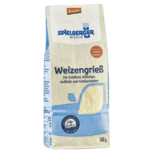 Laden Sie das Bild in den Galerie-Viewer, Bio-Weizengrieß (demeter), 500 g