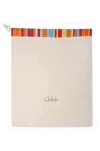 Laden Sie das Bild in den Galerie-Viewer, Brot Aufbewahrungsbeutel aus Baumwolle, Motiv "Streifen" - 25.stunden.BROT