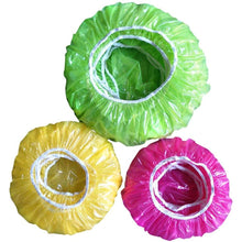 Laden Sie das Bild in den Galerie-Viewer, Plastikhauben bunt für Gärkorb/Simperl/Schüsseln und Teiggare, 6 Stück (in 3 Größen) - 25.stunden.BROT