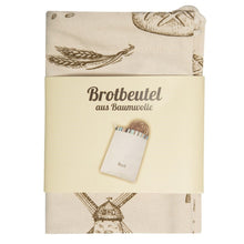Laden Sie das Bild in den Galerie-Viewer, Brot Aufbewahrungsbeutel aus Baumwolle, Motiv "Bakery", 28 x 38 cm
