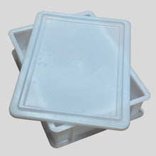 Laden Sie das Bild in den Galerie-Viewer, Pizzaballen Box mit Deckel, Gärbox für Pizza und Brot, 40x30x10 cm
