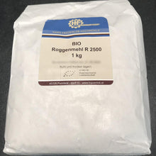 Laden Sie das Bild in den Galerie-Viewer, Bio Roggenmehl 2500 (Schwarzroggenmehl) - 25.stunden.BROT
